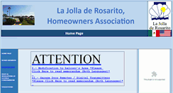 Desktop Screenshot of lajolladerosaritohoa.com